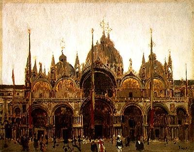 Bazilika San Marco, Benátky, kolem 1895-96 od Walter Richard Sickert