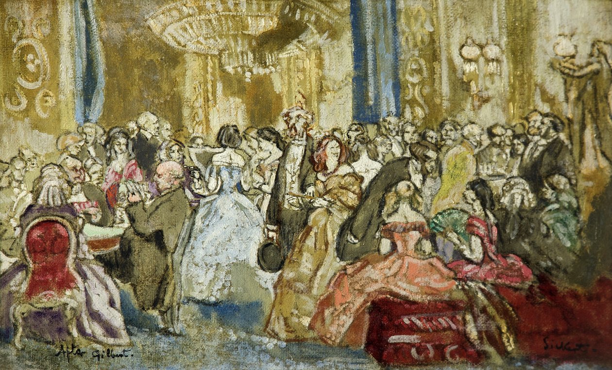 Glencora, podle Johna Gilberta od Walter Richard Sickert