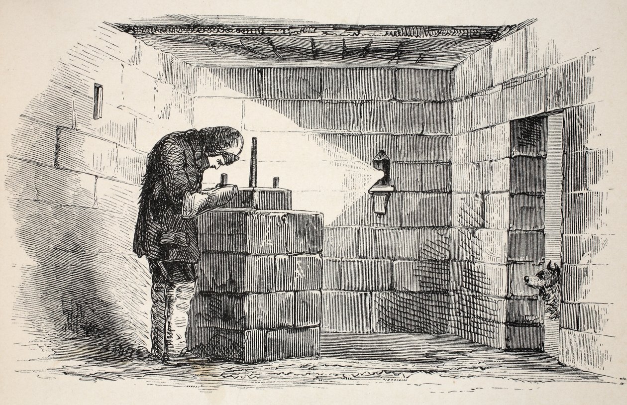 Interiér hvězdárny, 1859 od Walter William May