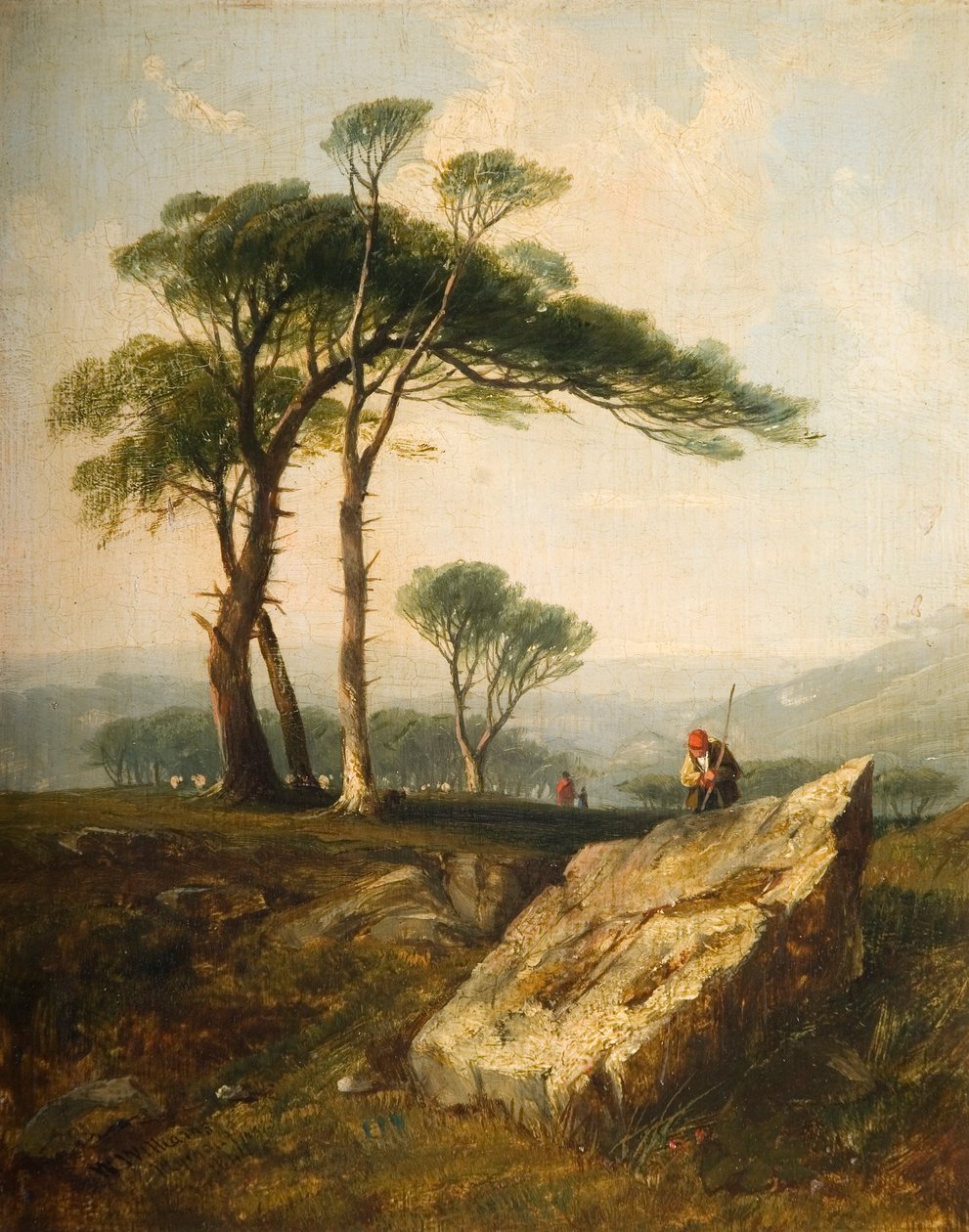 Clarenton Downs, 1844 (panel) od Walter Williams