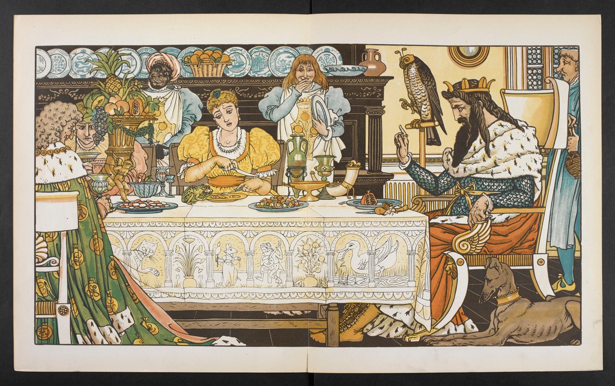 Ilustrace pro žabího prince. od Walter Crane