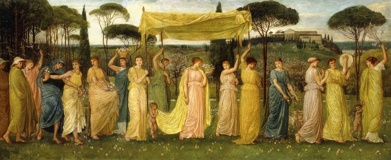 Příchod jara, 1873 od Walter Crane