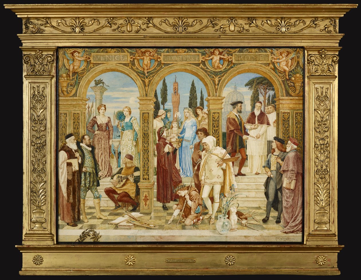 Apoteóza italského umění od Walter Crane