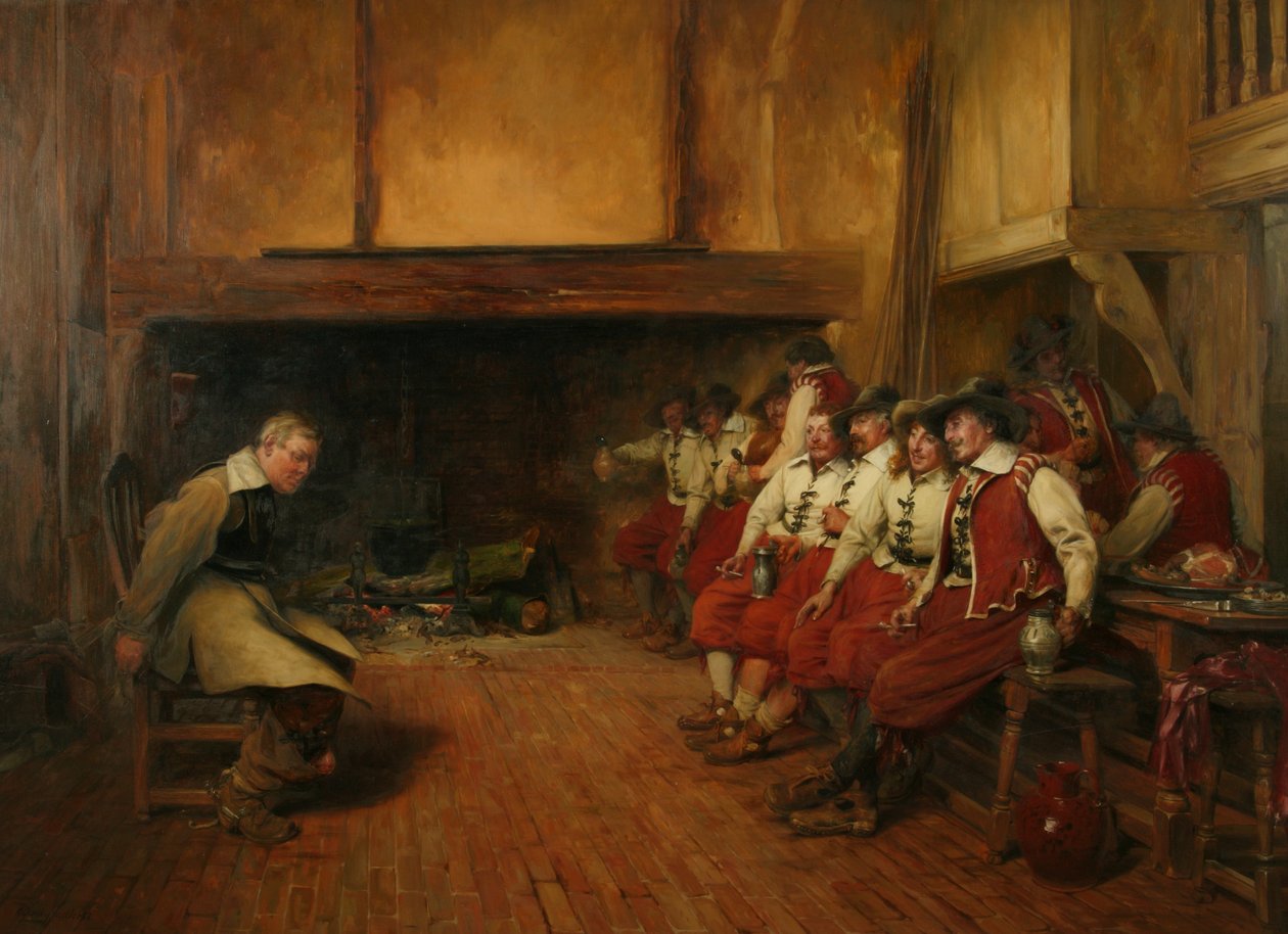 V táboře Amalekitů od Walter Dendy Sadler