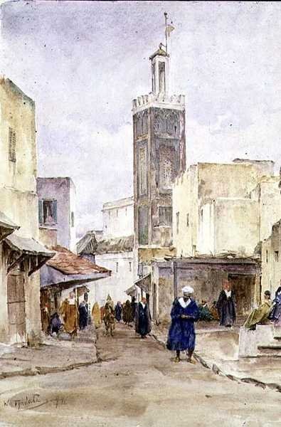 Scéna z východní ulice od Walter Frederick Roofe Tyndale