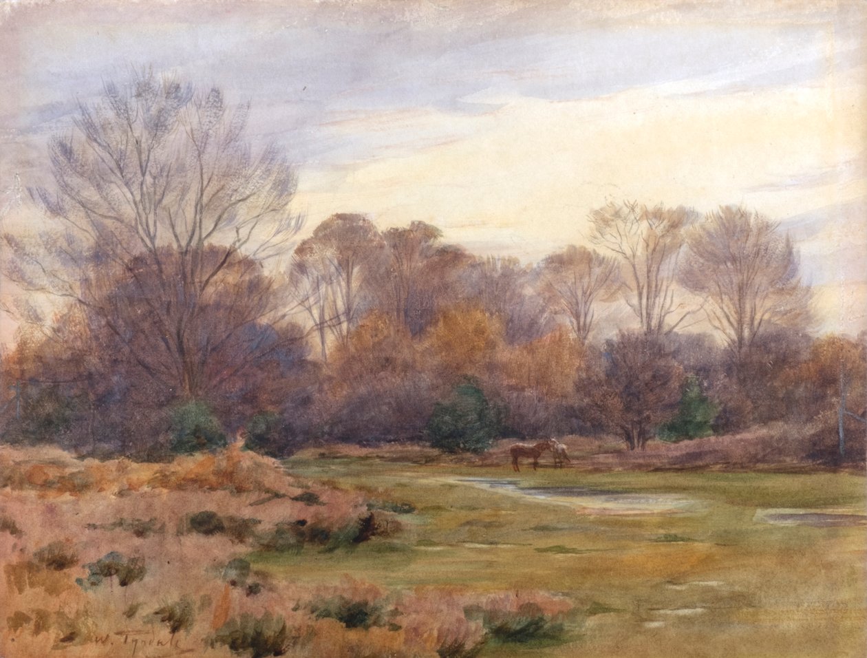 Na Christchurch Road (akvarel) od Walter Frederick Roofe Tyndale