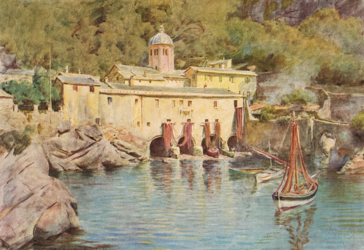 S. Fruttuoso, c1910, 1912 od Walter Frederick Roofe Tyndale