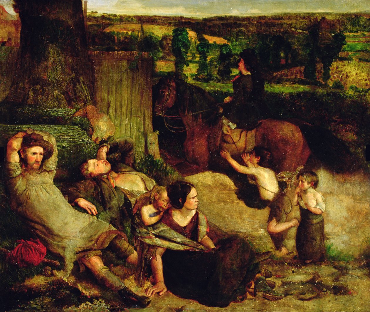 The Irish Vagrants, c.1853-54 od Walter Howell Deverell