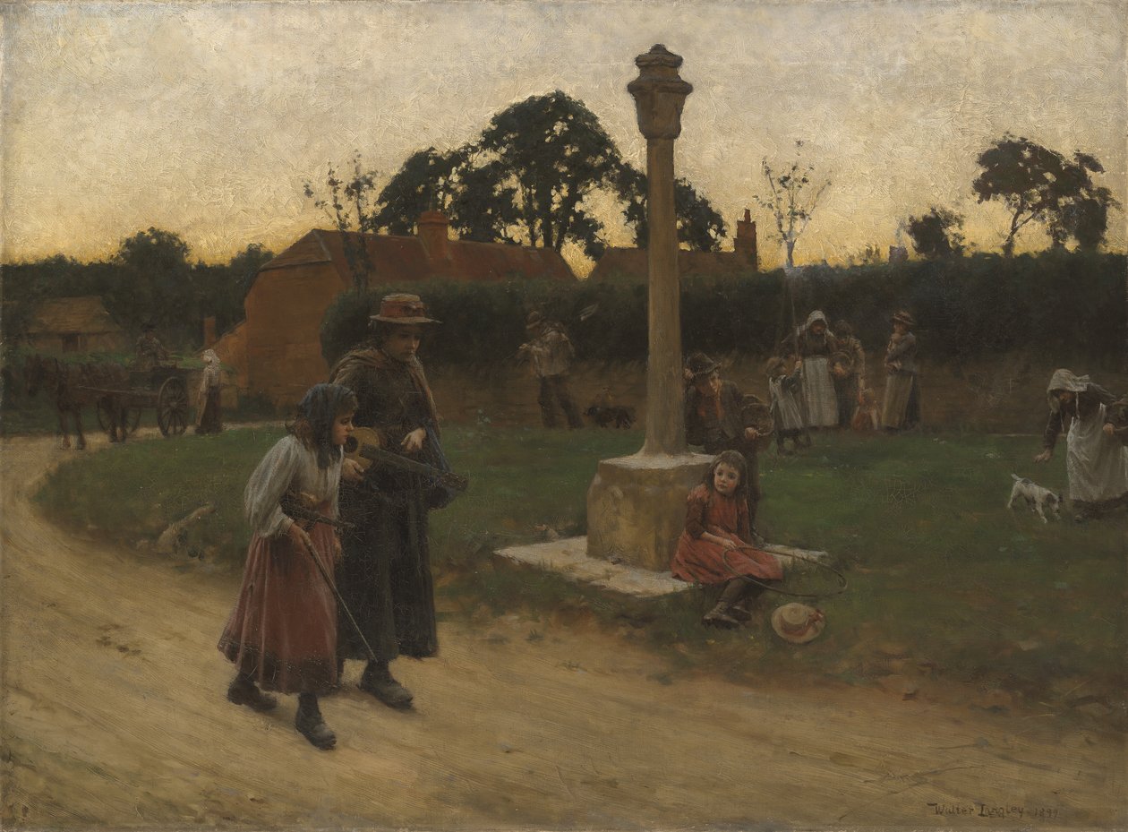 Potulní hudebníci od Walter Langley