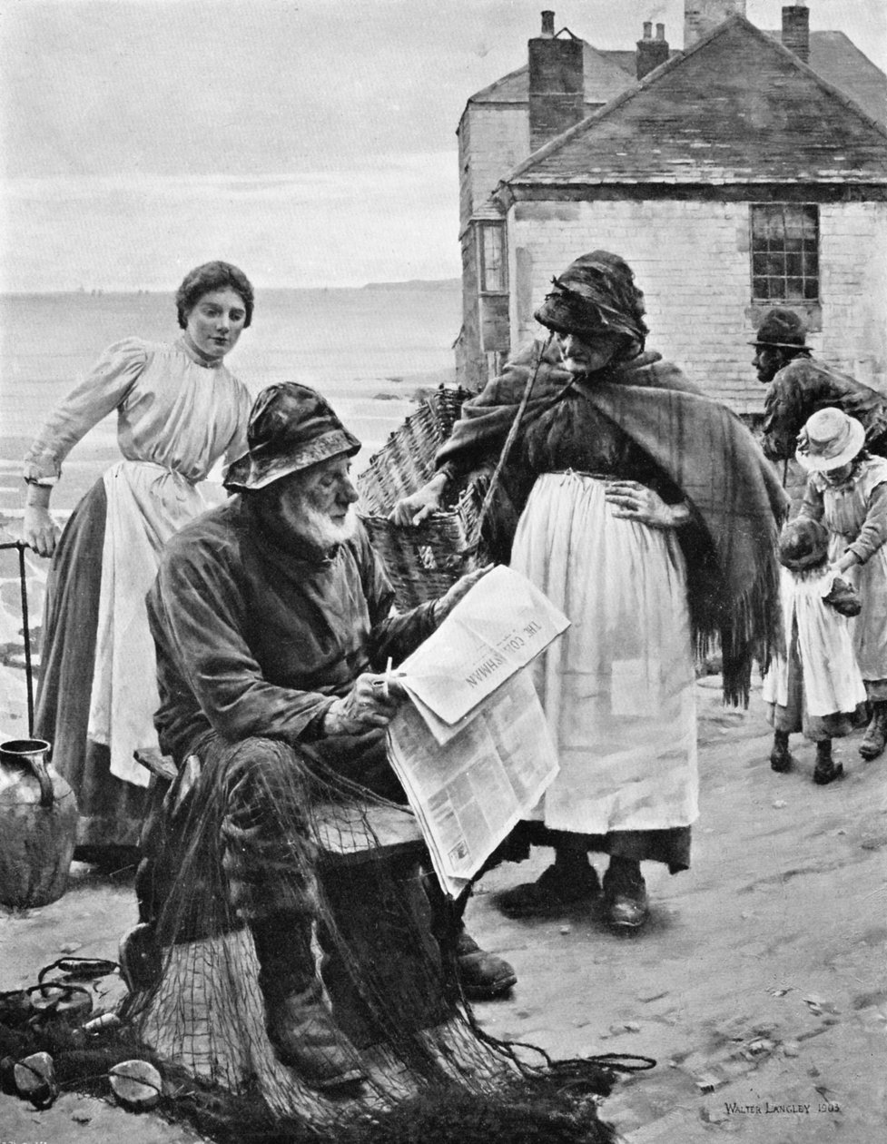 Když jsou lodě pryč, 1903. od Walter Langley