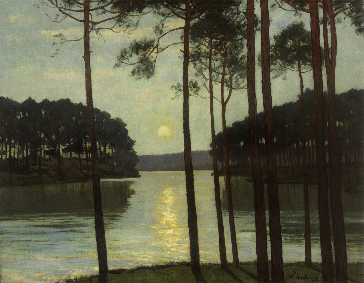 Večerní atmosféra na Schlachtensee od Walter Leistikow