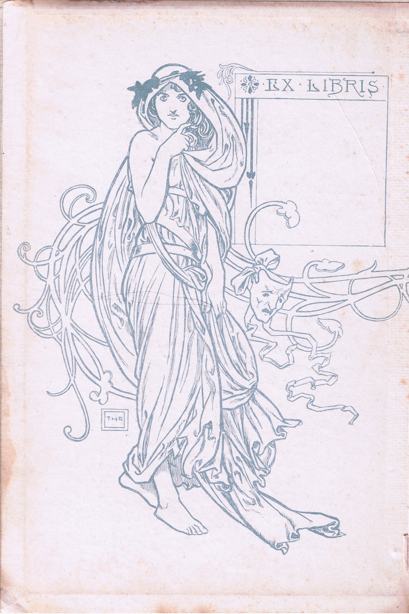 Design vnitřního krytu (zelená a bílá), 1900 od Walter Paget