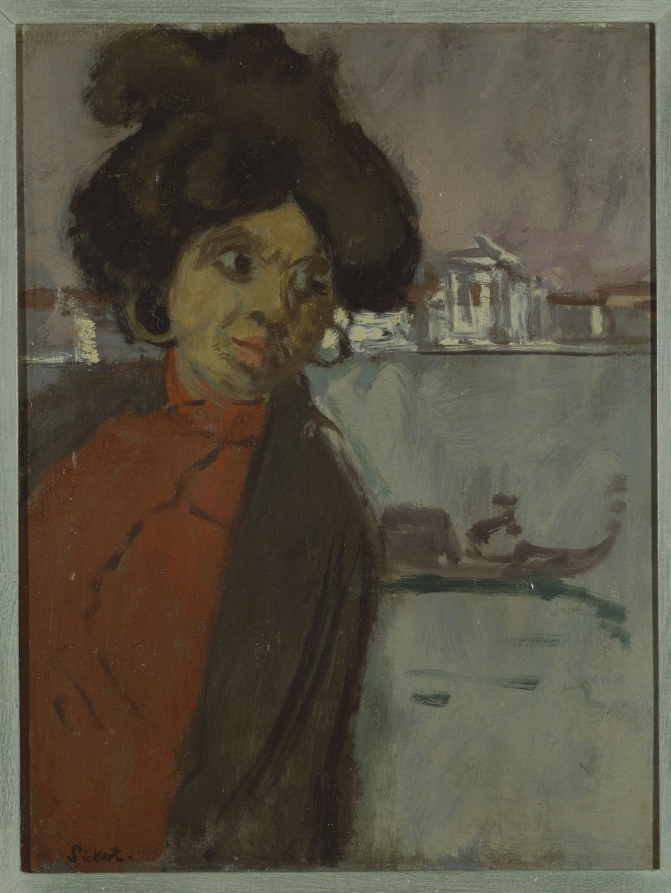 Inez na Zattere od Walter Richard Sickert