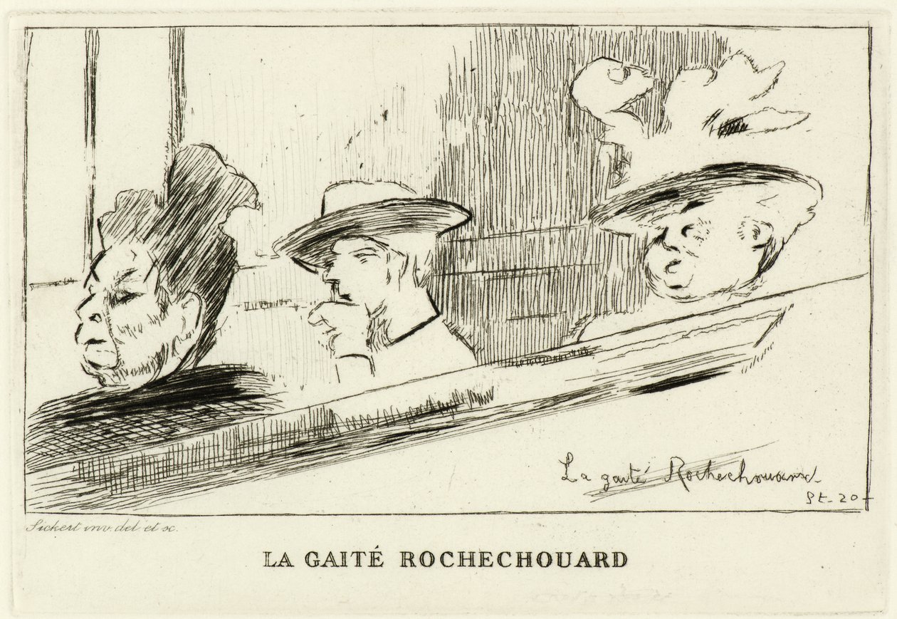 La Guite Rochechuart od Walter Richard Sickert