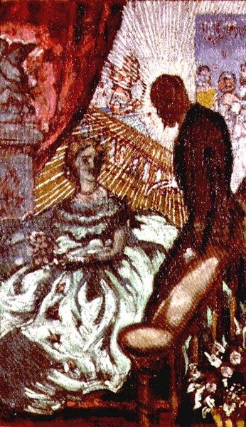 Romeo a Julie (olej na plátně) od Walter Richard Sickert