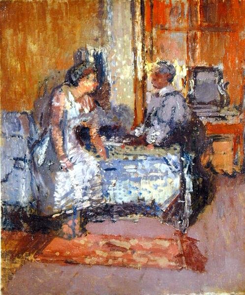 Shuttered Sunlight, cca 1912 (olej na plátně) od Walter Richard Sickert