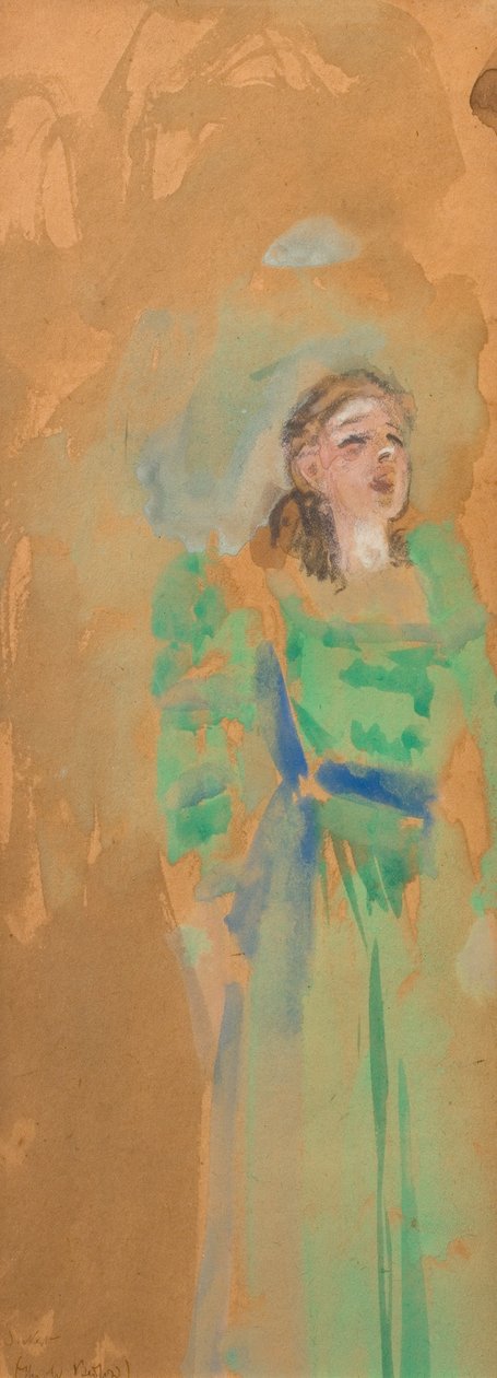 Zpěvák v Old Bedford od Walter Richard Sickert