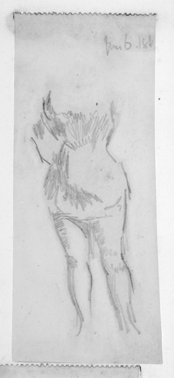 Náčrt ženské postavy od Walter Richard Sickert