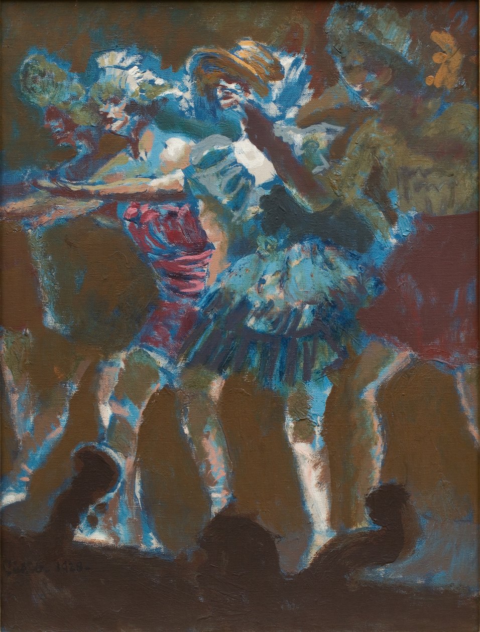 Dívky z Plaza Tiller od Walter Richard Sickert