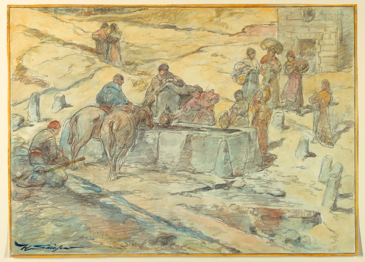Vodní koryto od Walter Shirlaw