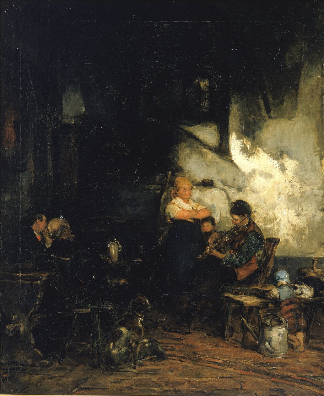 The Inn, Německo, ca. 1873. od Walter Shirlaw