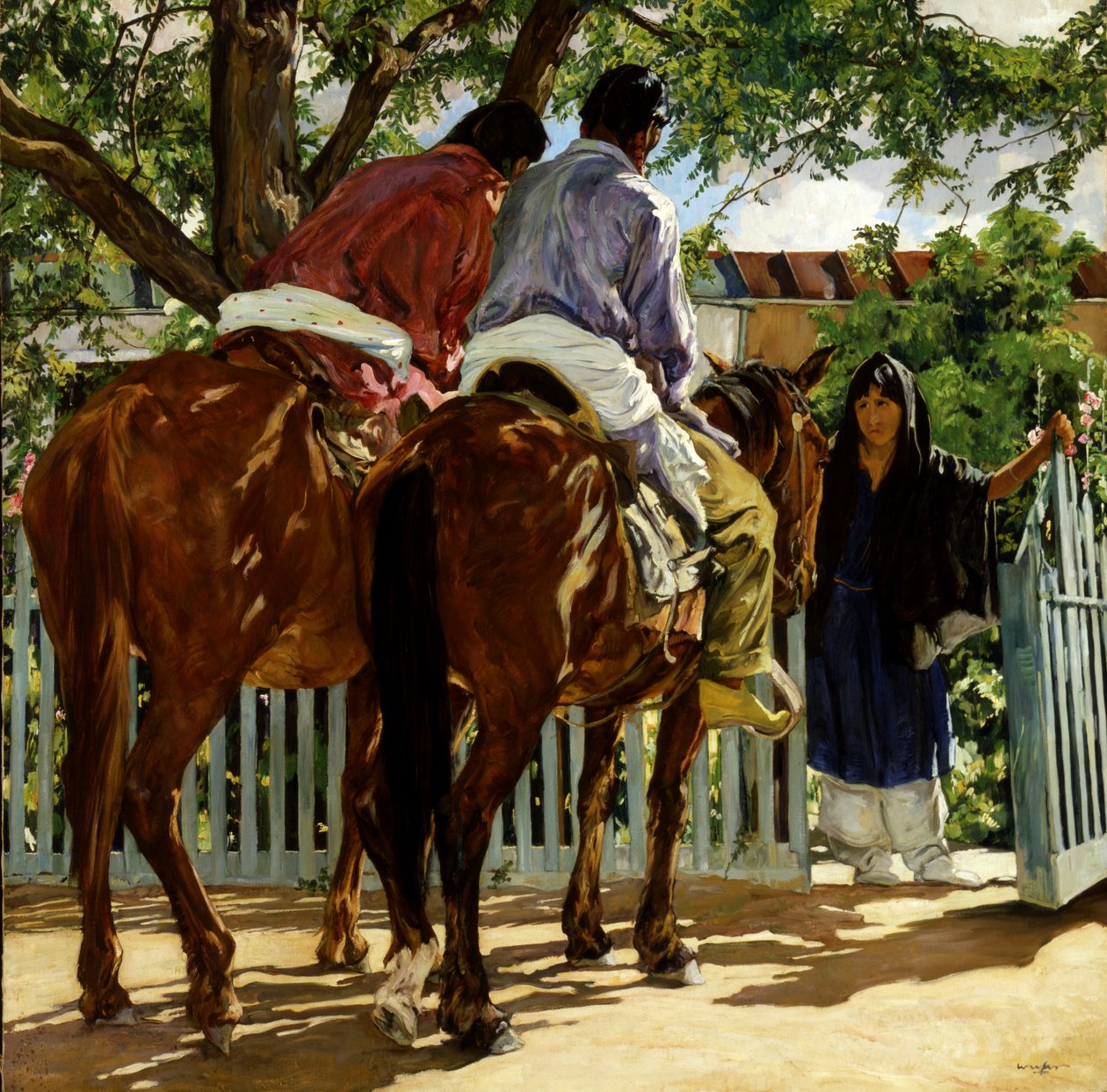 Volající, ca. 1926. od Walter Ufer