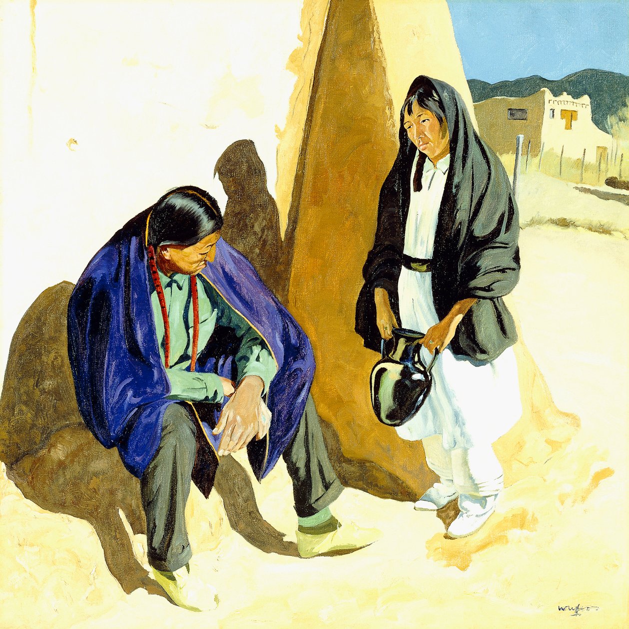Polední stíny od Walter Ufer