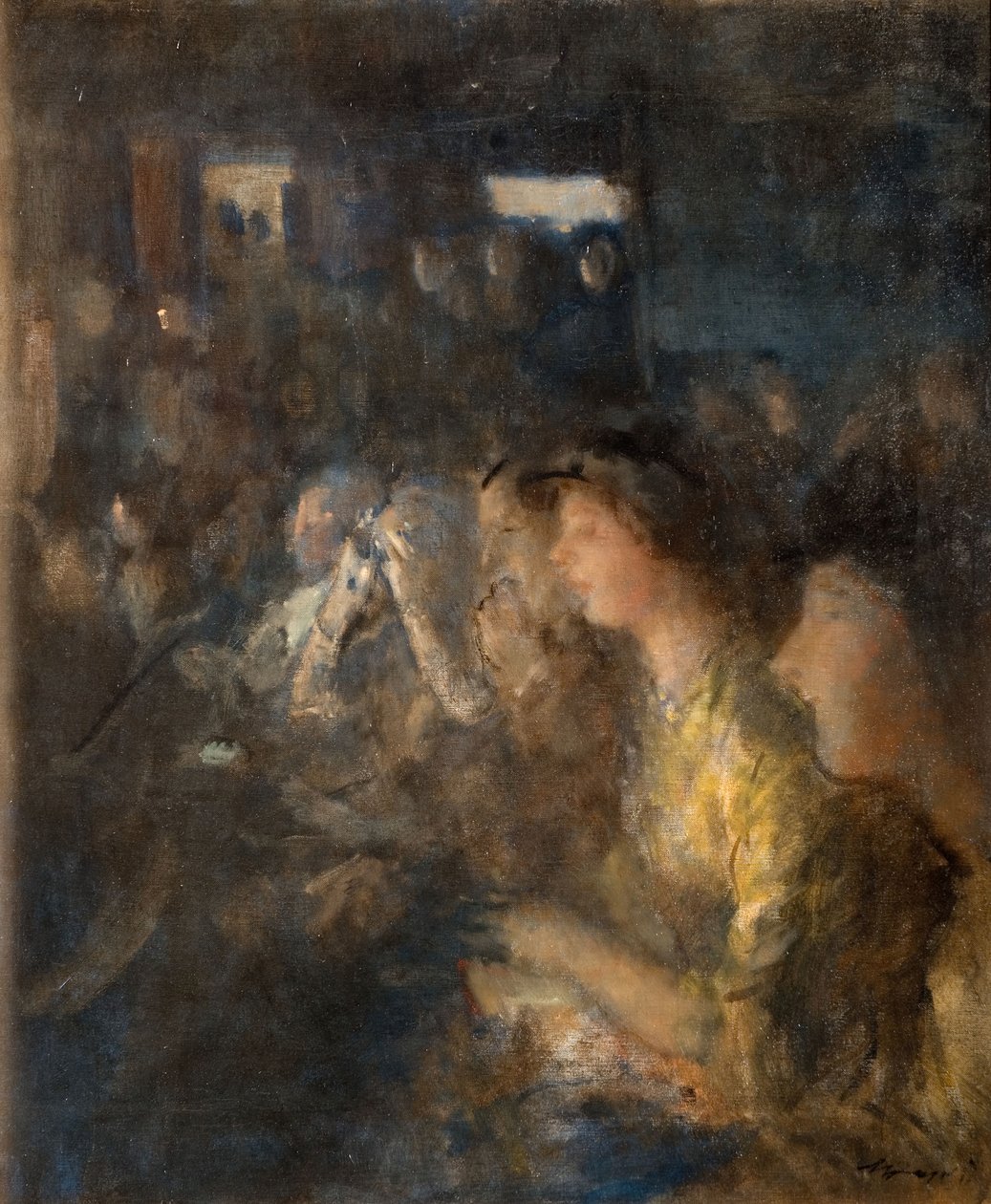 Scéna v divadle, 1912. od Walter Westley Russell