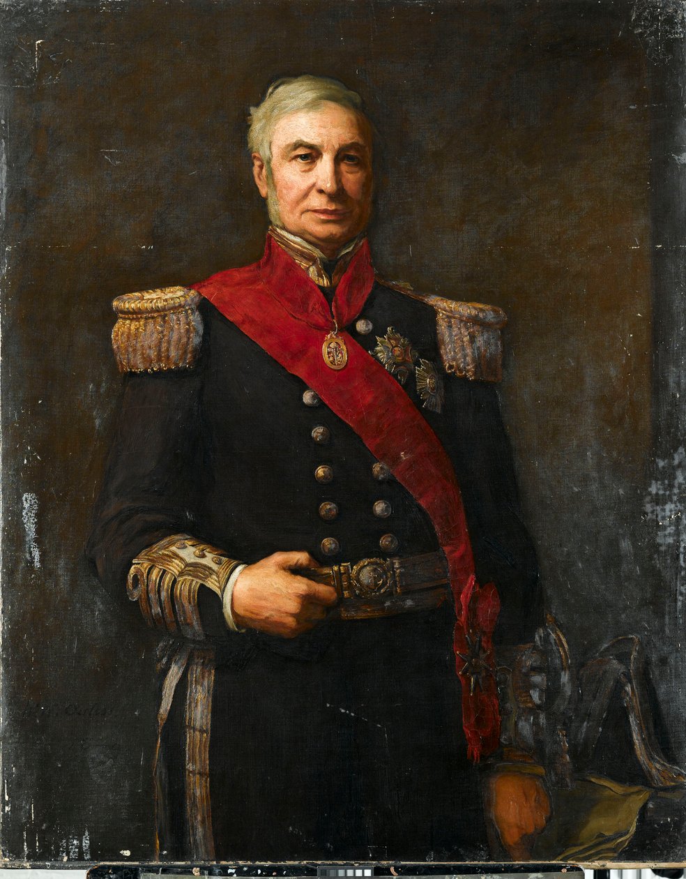 Admirál sir Alexander Milne (1808-1896) od Walter William Ouless