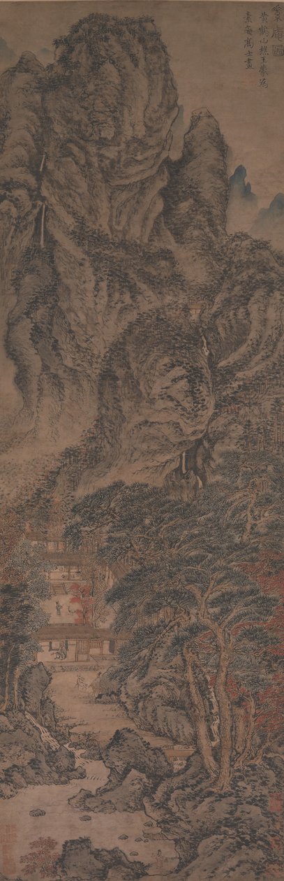 The Simple Retreat, ca. 1370. od Wang Meng
