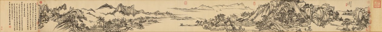 Pohoří Fuchun od Wang Yuanqi