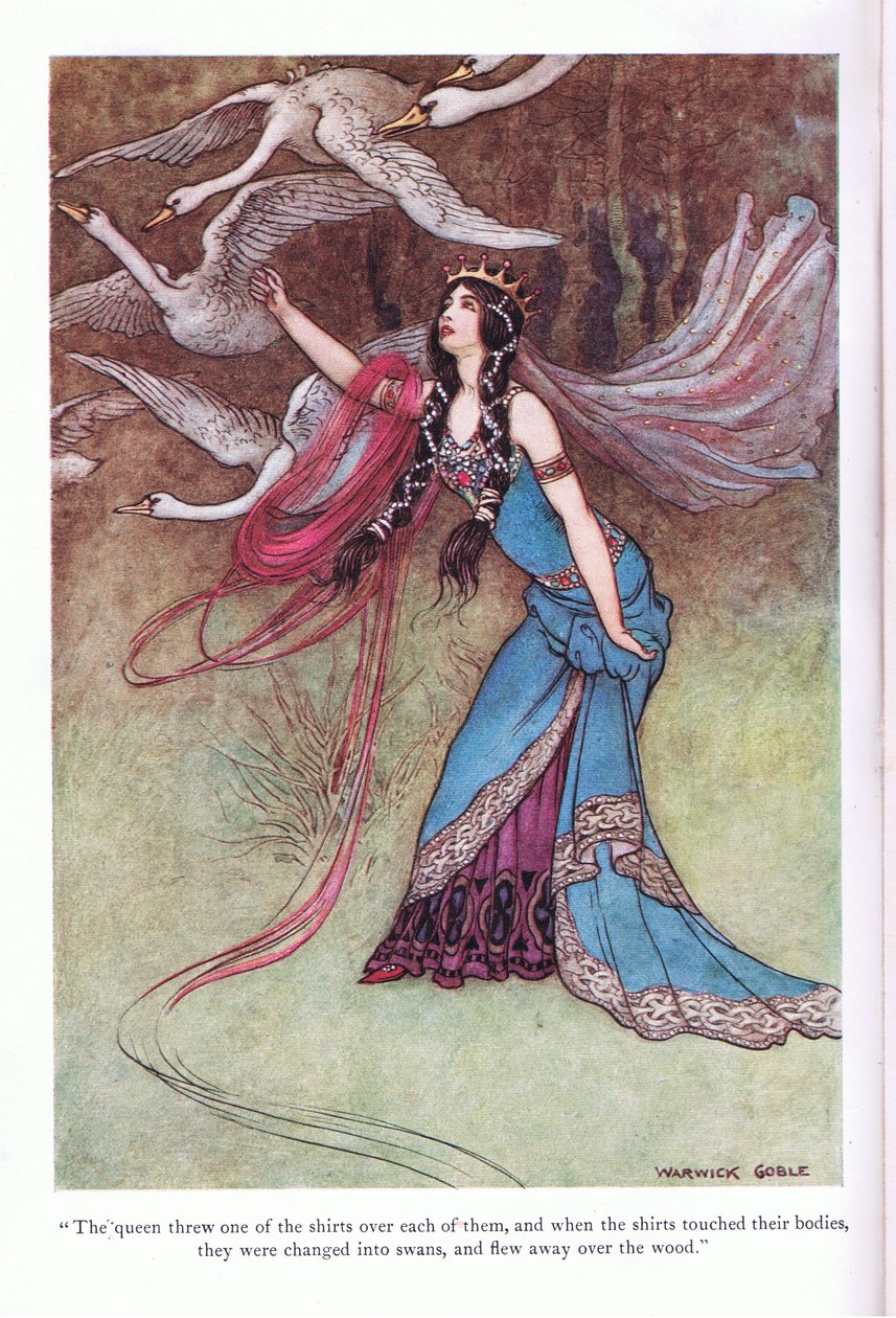 Královna hodila jednu z košil. od Warwick Goble