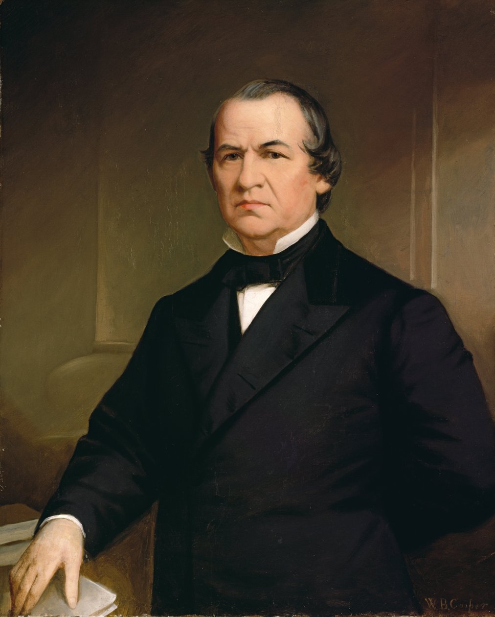 Portrét Andrewa Johnsona (1808-1875) od Washington Bogart Cooper