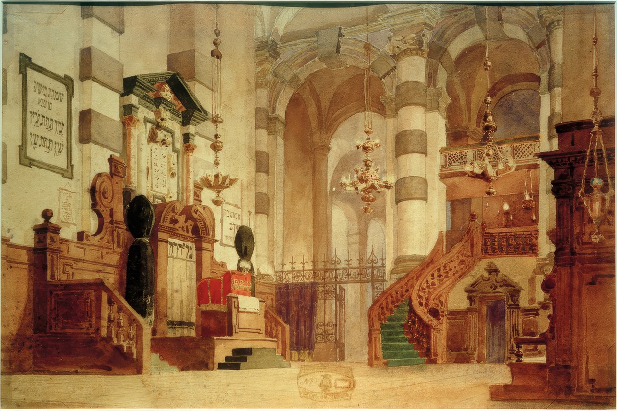 Interiér katedrály od Vasilij Dmitrievich Polenov
