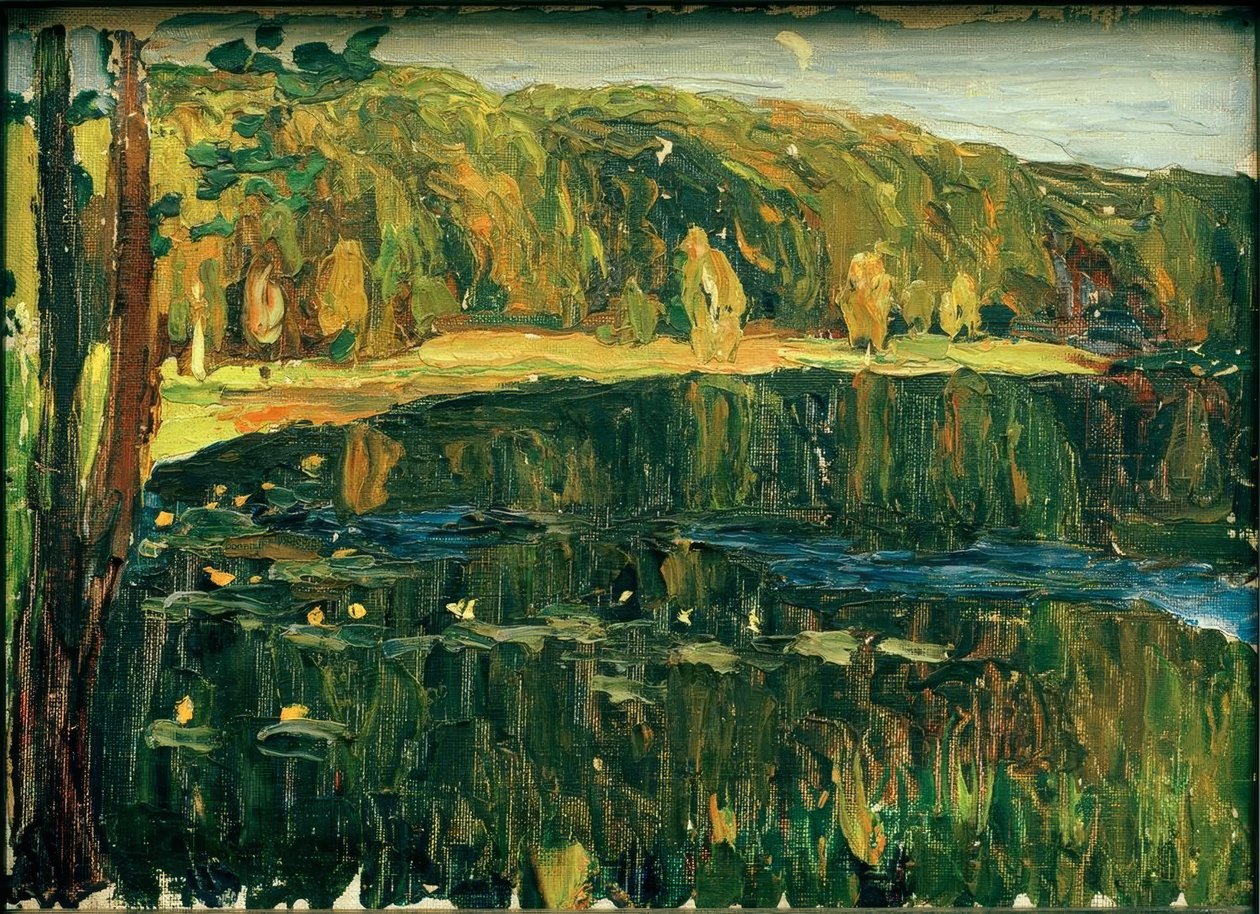 Achtyrka - Temné jezero od Wassily Kandinsky