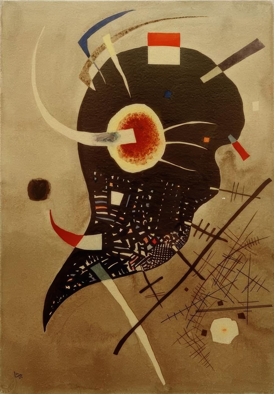 Černé napětí od Wassily Kandinsky