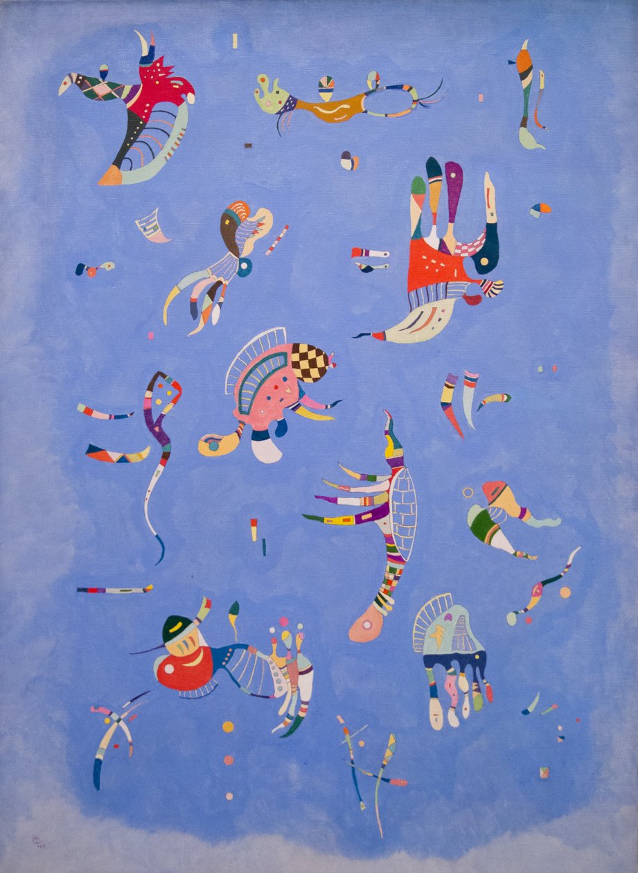 Modrá obloha od Wassily Kandinsky