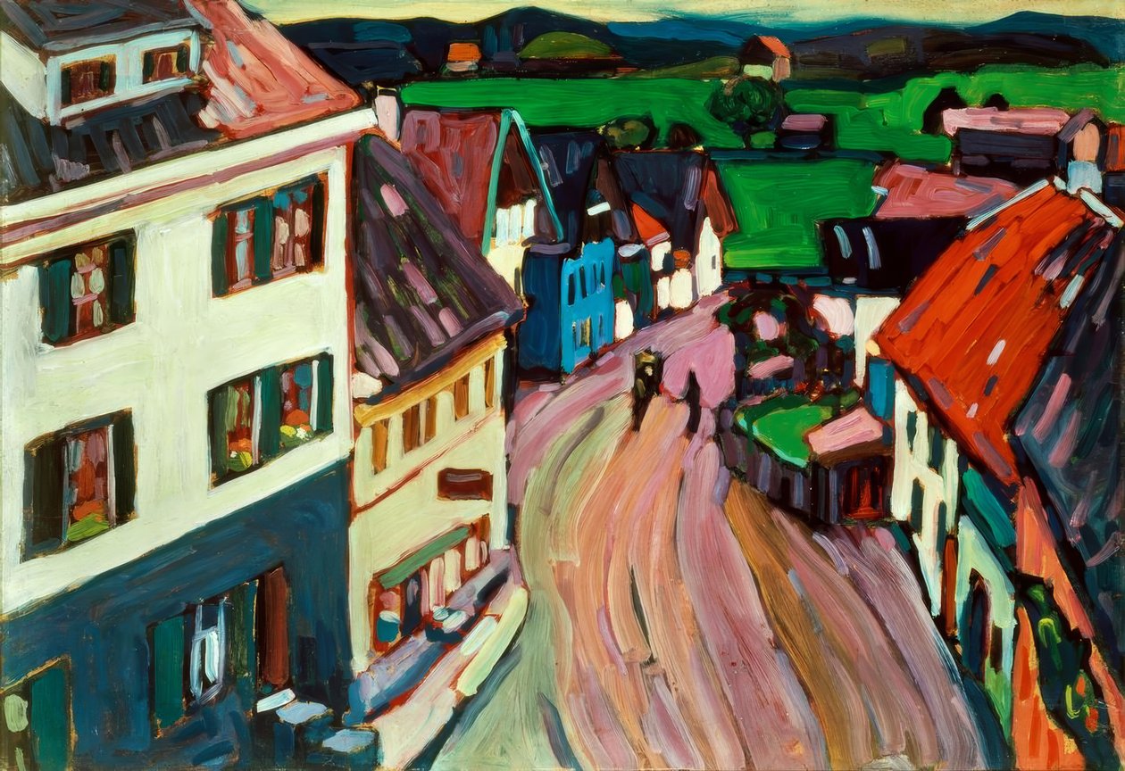 Pohled z okna Griesbräu od Wassily Kandinsky