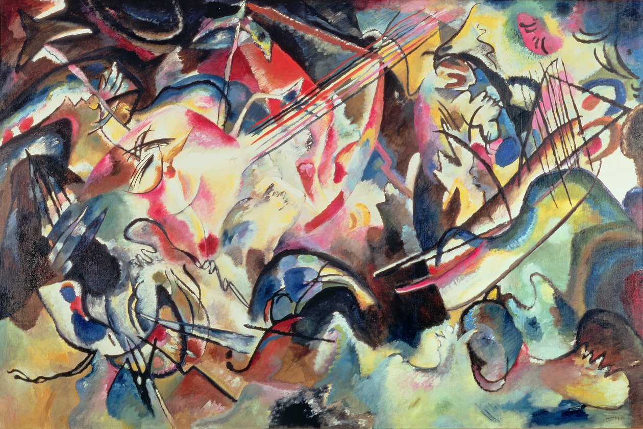 Skladba č. 6, 1913 od Wassily Kandinsky