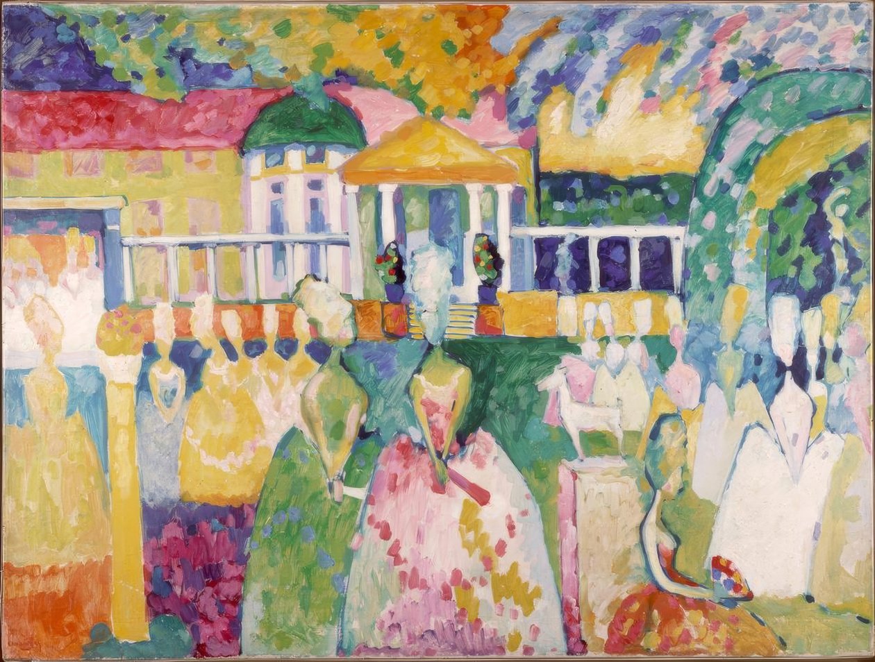 Damen v Krinolinen od Wassily Kandinsky
