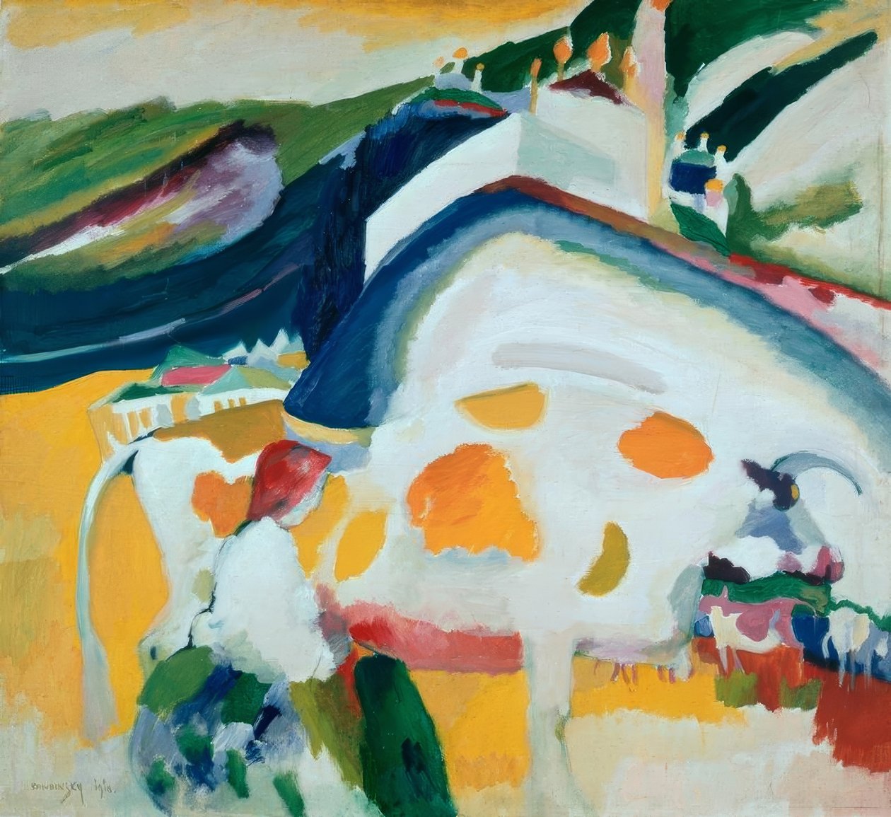 Kráva od Wassily Kandinsky