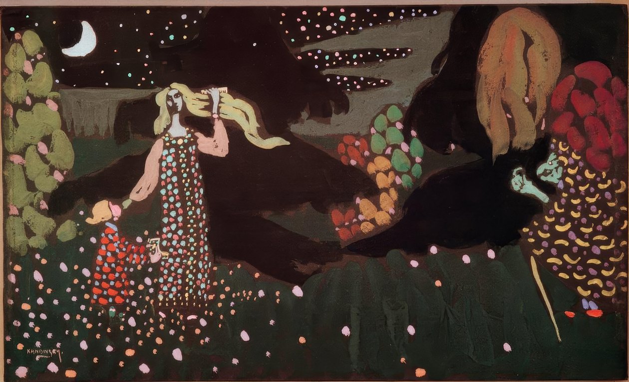 Noc od Wassily Kandinsky