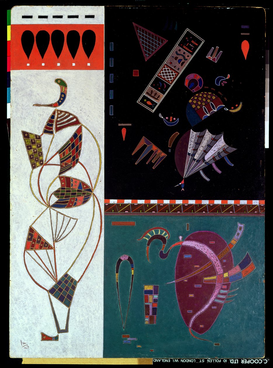 Divize Unite, 1943 od Wassily Kandinsky