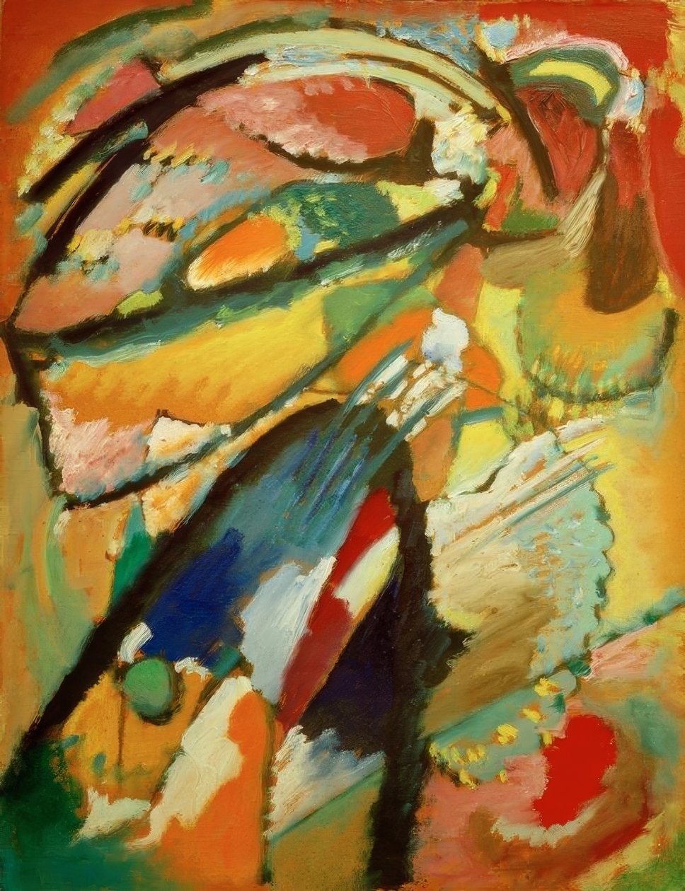 Anděl posledního soudu od Wassily Kandinsky