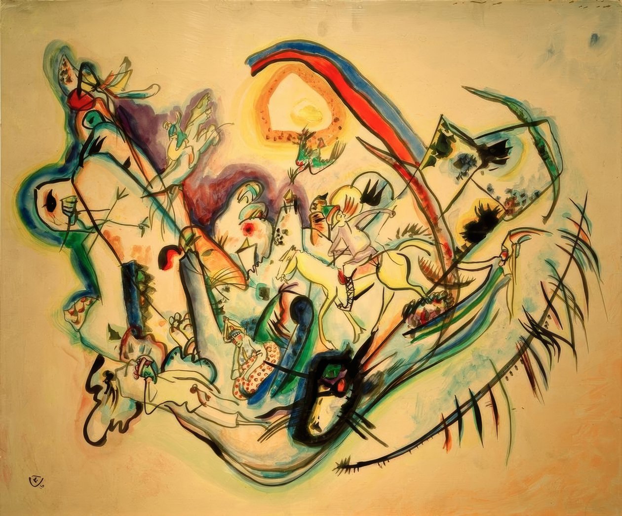 Fénix od Wassily Kandinsky