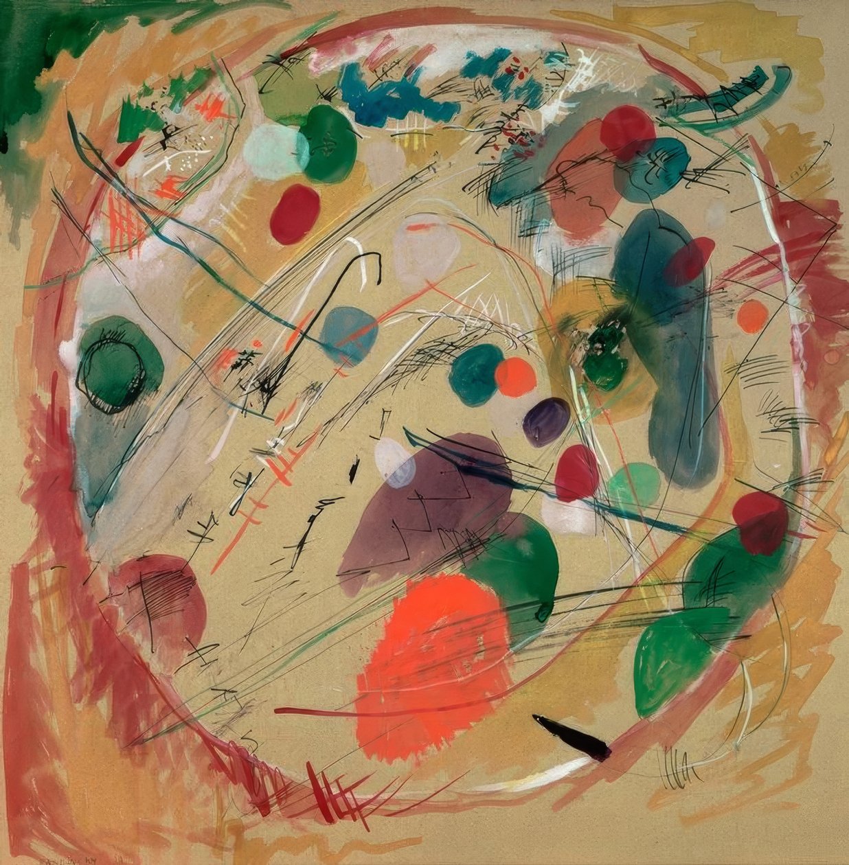 V kruhu od Wassily Kandinsky
