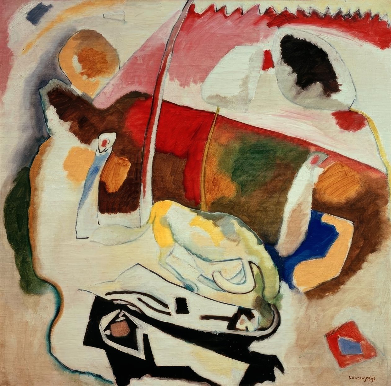 Improvizace 21 od Wassily Kandinsky
