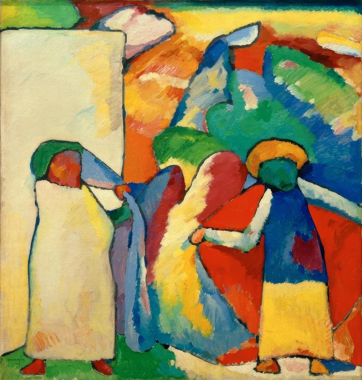 Improvizace 6 (africká) od Wassily Kandinsky