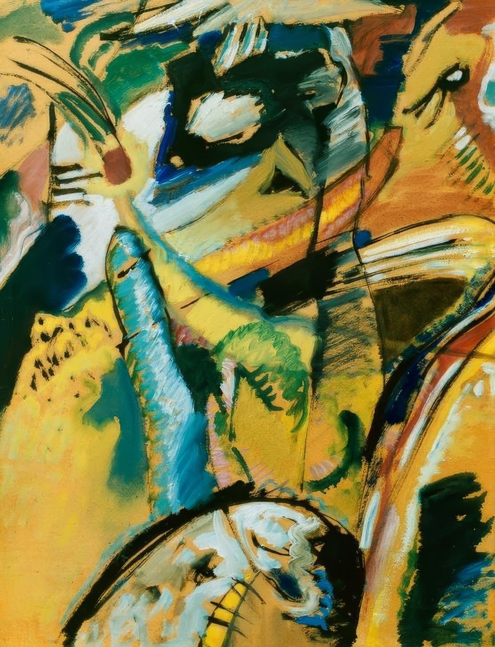 Malá studie pro nástěnnou malbu pro Edwina R. Campbella č. 3 od Wassily Kandinsky