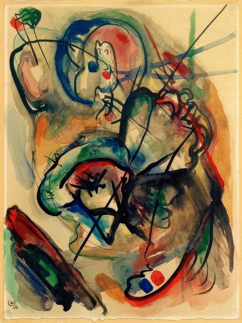 Soustředěnější od Wassily Kandinsky